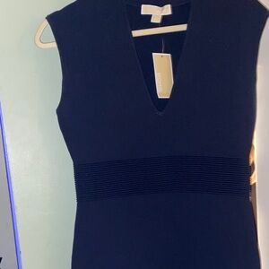 Elegant Navy Blue Dress